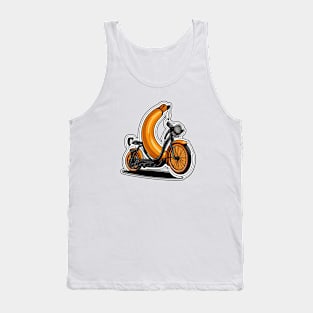 Cartoon Banana Riding Tank Top